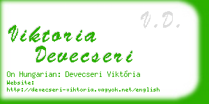 viktoria devecseri business card